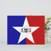 米国サンアントニオ州旗を持つレターヘッド (スタンド正面)