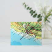 米国サンフランシスコの地図 ポストカード (スタンド正面)