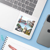 米国サンフランシスコ – ゴールデンゲートブリッジ – ケーブルカー。 シール (ノートパソコンとiPhone)