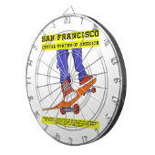 米国サンフランシスコ・スケート ダーツボード (正面右)