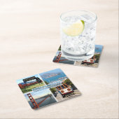 米国サンフランシスコ – ナパバレーゴールデンゲートブリッジ スクエアペーパーコースター (インサイチュ)