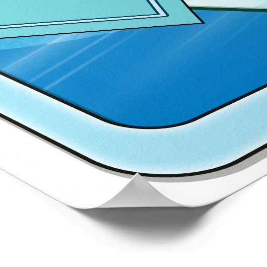 米国サンフランシスコ,旅行ポスター ポスター (角)