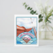 米国サンフランシスコ，旅行ポスター ポストカード (スタンド正面)