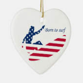 米国サーフィンアメリカンサーファー セラミックオーナメント (右)