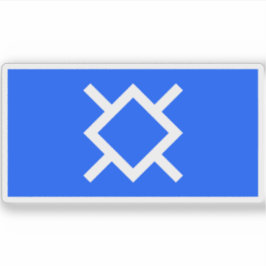 米国シェイン国旗と部族 シール