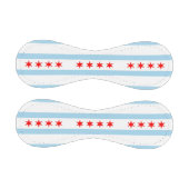 米国シカゴ国旗を持つ愛国野球 野球ボール (パネル)