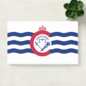 米国シンシナチ市旗を持つメモ ポストイット (オフィス)