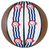 米国シンシナティ州旗を持つフルサイズバスケットボール バスケットボール (縦)