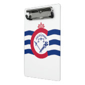 米国シンシナティ州旗を持つミニクリップボード ミニクリップボード (アングル2)