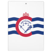 米国シンシナティ州旗を持つ愛国的なクリップボード クリップボード (裏面)