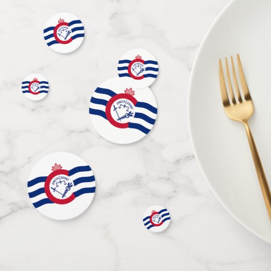 米国シンシナティ州旗を持つ表紙吹雪 コンフェッティ (グループ)