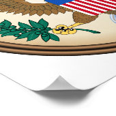 米国シ素晴らしール ポスター (角)