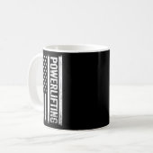 米国ジムパワーリフターの重量挙げ コーヒーマグカップ (正面左)