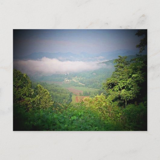 米国ジョージア山脈 ポストカード (正面)