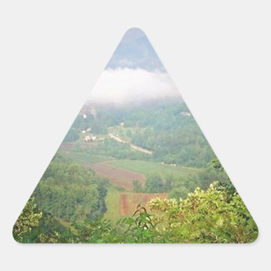 米国ジョージア山脈 三角形シール (正面)