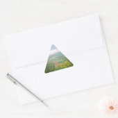 米国ジョージア山脈 三角形シール (封筒)