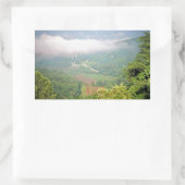 米国ジョージア山脈 長方形シール (バッグ)