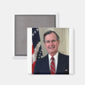 米国ジョージ・ブッシュ大統領 マグネット (正面/裏面)