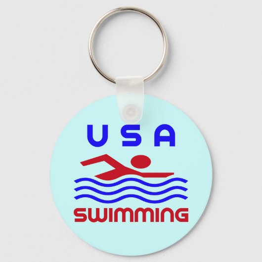米国スイミング キーホルダー (正面)