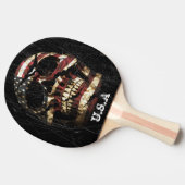 米国スカル 卓球ラケット (横)