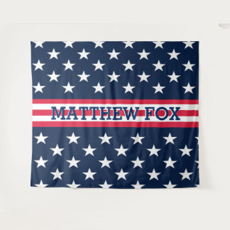 米国スターストライプズ⭐モノグラム眩しい タペストリー