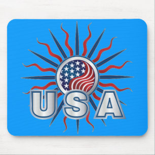 米国スターバスト陰陽 マウスパッド