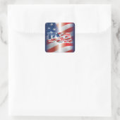 米国ステッカー スクエアシール (バッグ)