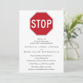 米国ストップ標識 招待状 (スタンド正面)