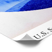 米国スナッグボート"一般バーナード" 1885 ポスター (角)