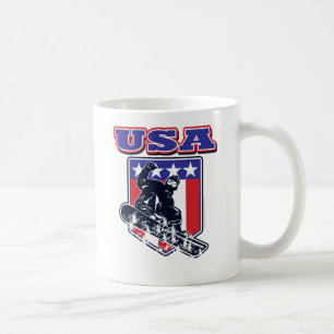 米国スノーボーダー コーヒーマグカップ