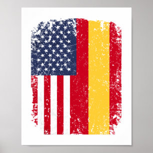 米国スペインフラスペインのグ ポスター