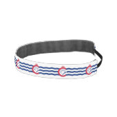 米国スリップまたは滑ることシンシナチ州旗を持つノンヘッドバンド アスレチックヘッドバンド (右)