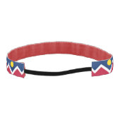 米国スリップまたは滑ることデンバー市旗を持つノンヘッドバンド アスレチックヘッドバンド (裏面)