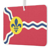 米国セントルイス州旗を持つカーエアーフレッシュ カーエアーフレッシュナー (左)