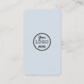 米国ソーシャルメディア海軍QRコードとの接続 名刺 (裏面)