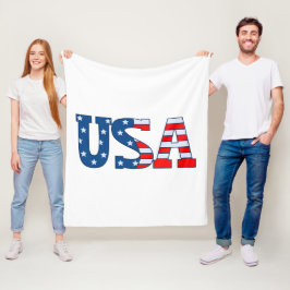 米国タイポグラフィ フリースブランケット
