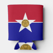 米国ダラスシティ州旗を持つクーラーボックス 缶クーラー (裏面)