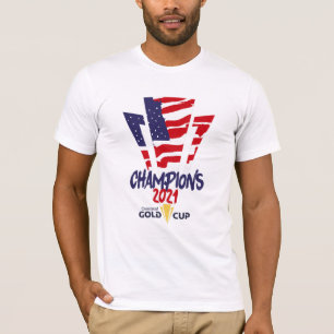 米国チャンピオンズ2021金ゴールドカップConcacaf Shirt Tシャツ