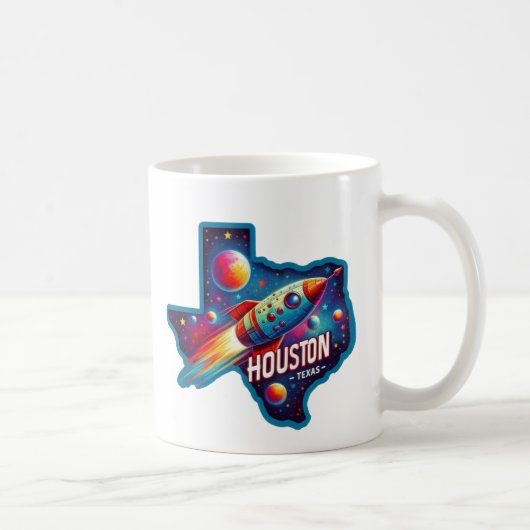 米国テキサス州州ヒューストン – NASA コーヒーマグカップ (右)