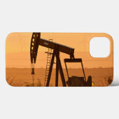 米国テキサス州西部でオイルを汲み上げるポンプジャック Case-Mate iPhoneケース (裏面 (横))
