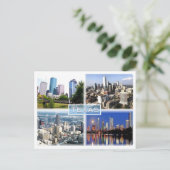 米国テキサス州 – ダウンタウンヒューストン – ダウンタウンダラス –  ポストカード (スタンド正面)