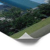 米国テキサス州,ヒューストンのスカイライン ポスター (角)