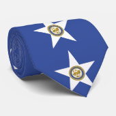 米国テキサス州・ヒューストン州旗と提携 ネクタイ (ロール)