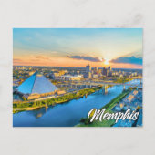 米国テネシー州メンフィスからの挨拶 ポストカード (正面)