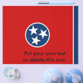 米国テネシー州旗を持つフライヤー チラシ (シングル)