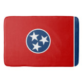 米国テネシー州旗を持つ大浴場 バスマット (正面)