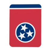 米国テネシー州旗 マグネット (縦)