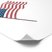 米国テーマ労働日製品 ポスター (角)