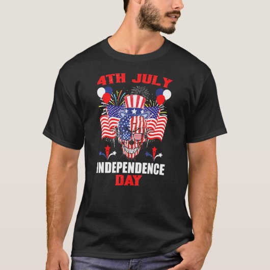 米国デザイン独立宣言1776 4T Tシャツ (正面)