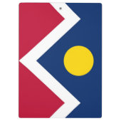 米国デンバー州旗を持つ愛国的なクリップボード クリップボード (裏面)